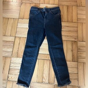 Free People Black Denim Skinny Jeans